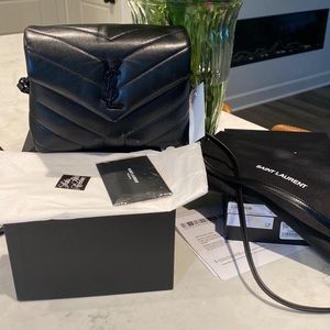 YSL Yves Saint Laurent
Mini Loulou Matelassé Leather Crossbody Bag